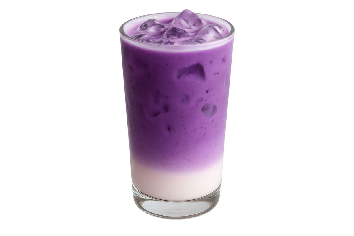 Iced Ube Lavender Latte