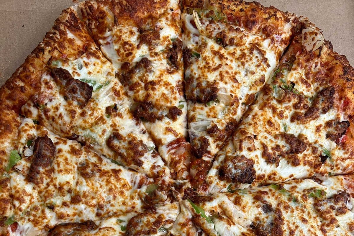 Large Philly Cheesesteak Pizza