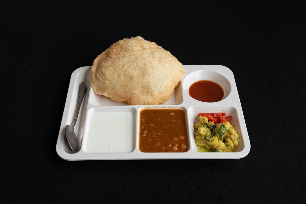 Chana Bhatura Plate