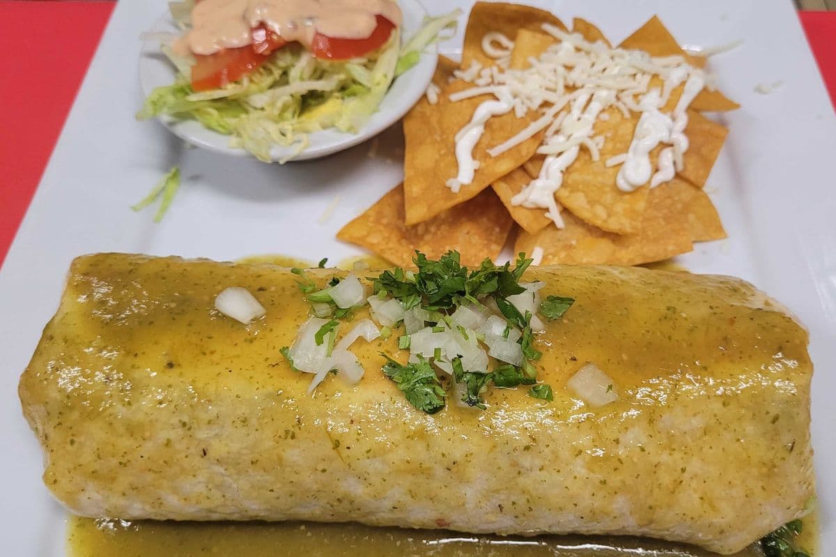 Burrito en Salsa Verde