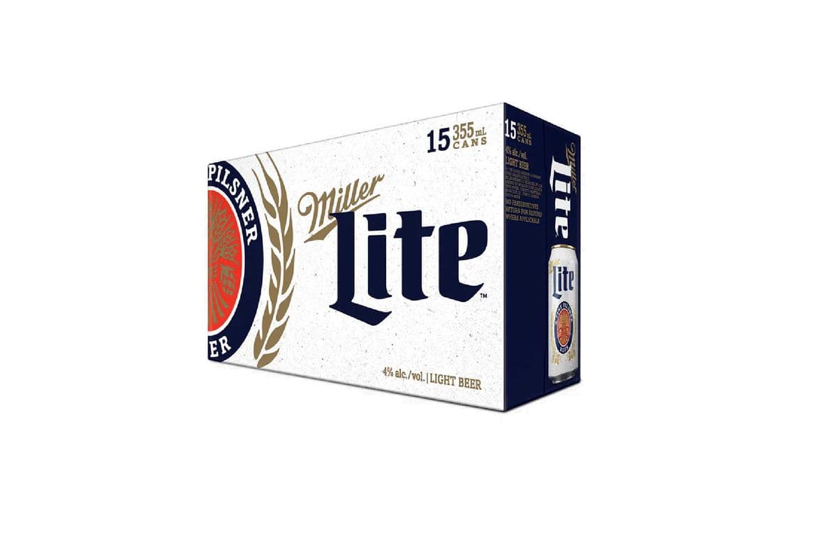 Miller Lite (15 Pack Cans) (15 x 355 ml Cans)