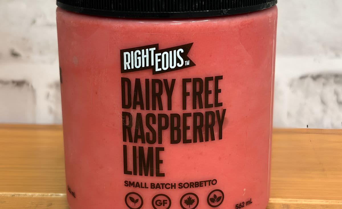 Righteous Dairy Free Raspberry Lime