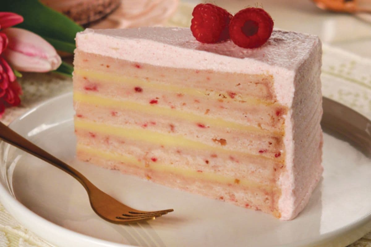 Lemon Raspberry Cake GF
