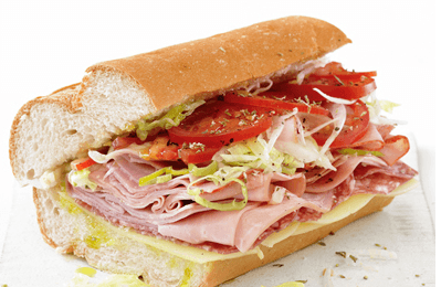9" Small Cold Cuts Cold Sub