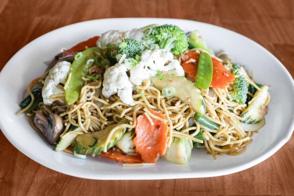 I. Chow Mein with Mixed Vegetables