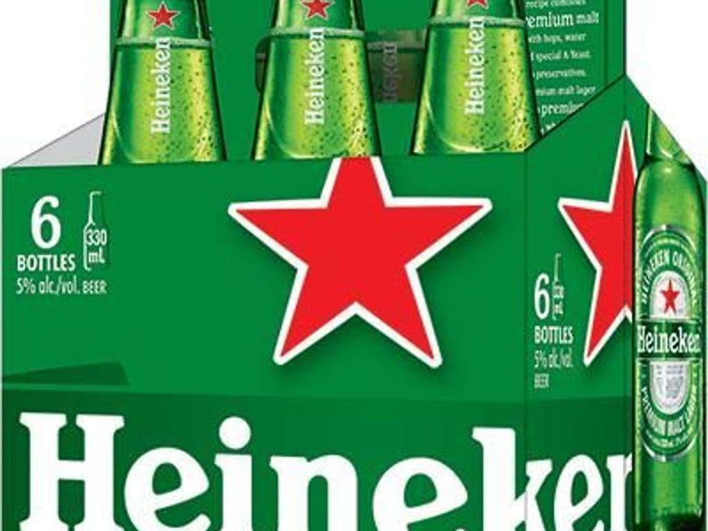 Heineken Lager Bottle 6x330ml