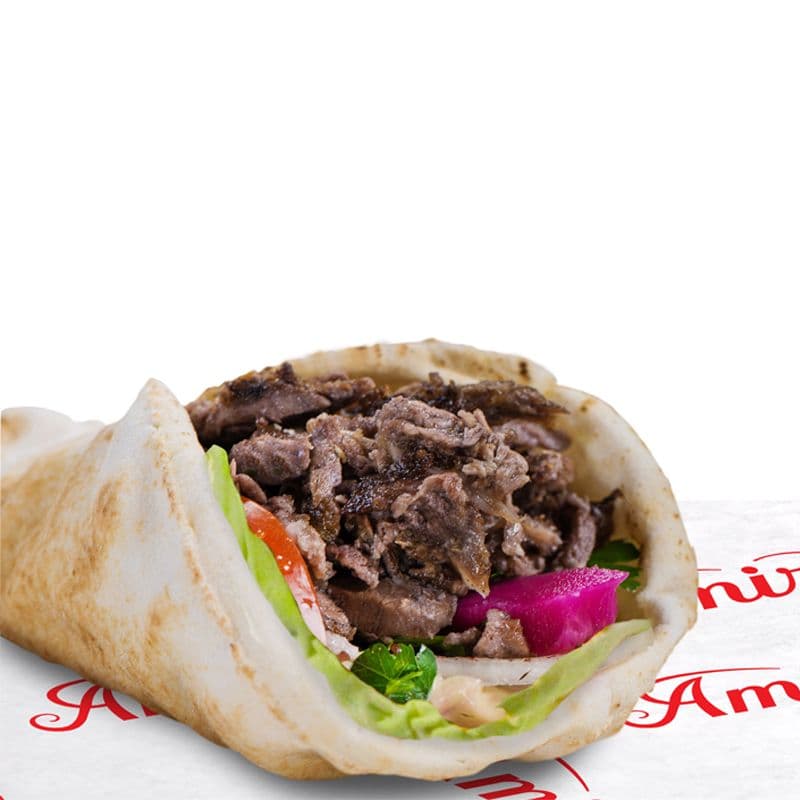 Pita shawarma (boeuf / Beef)