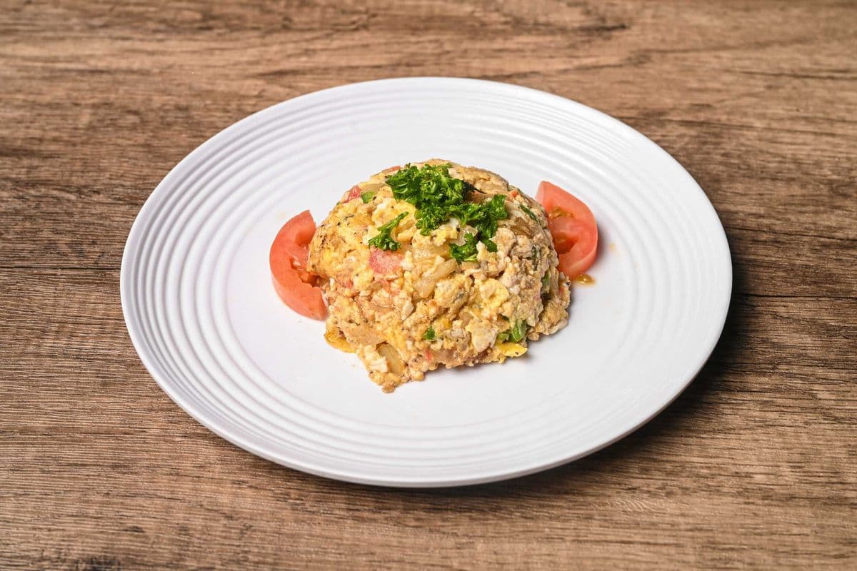 Oeufs brouillés légumes / Scrambled Eggs with Vegetables