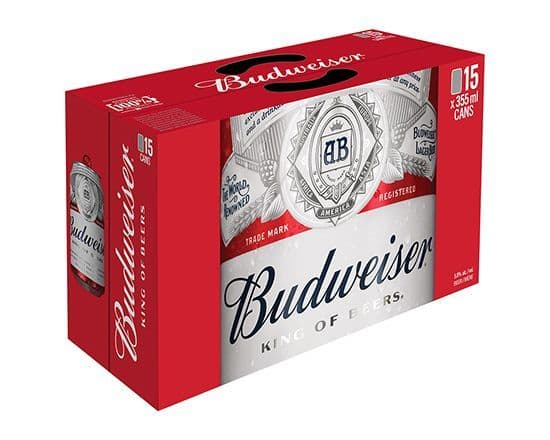 Budweiser Lager, 15 x 355 ml