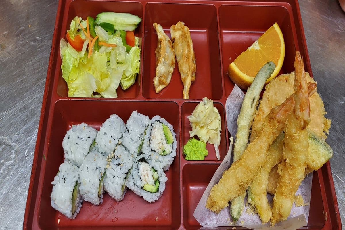 1. Sushi and Tempura Box