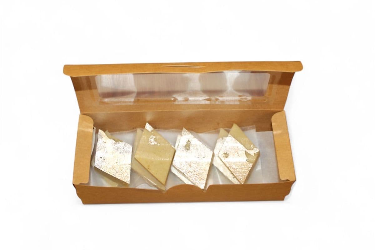 Cashew Barfi (Kaju Barfi) Gluten-free 1/2 Lb