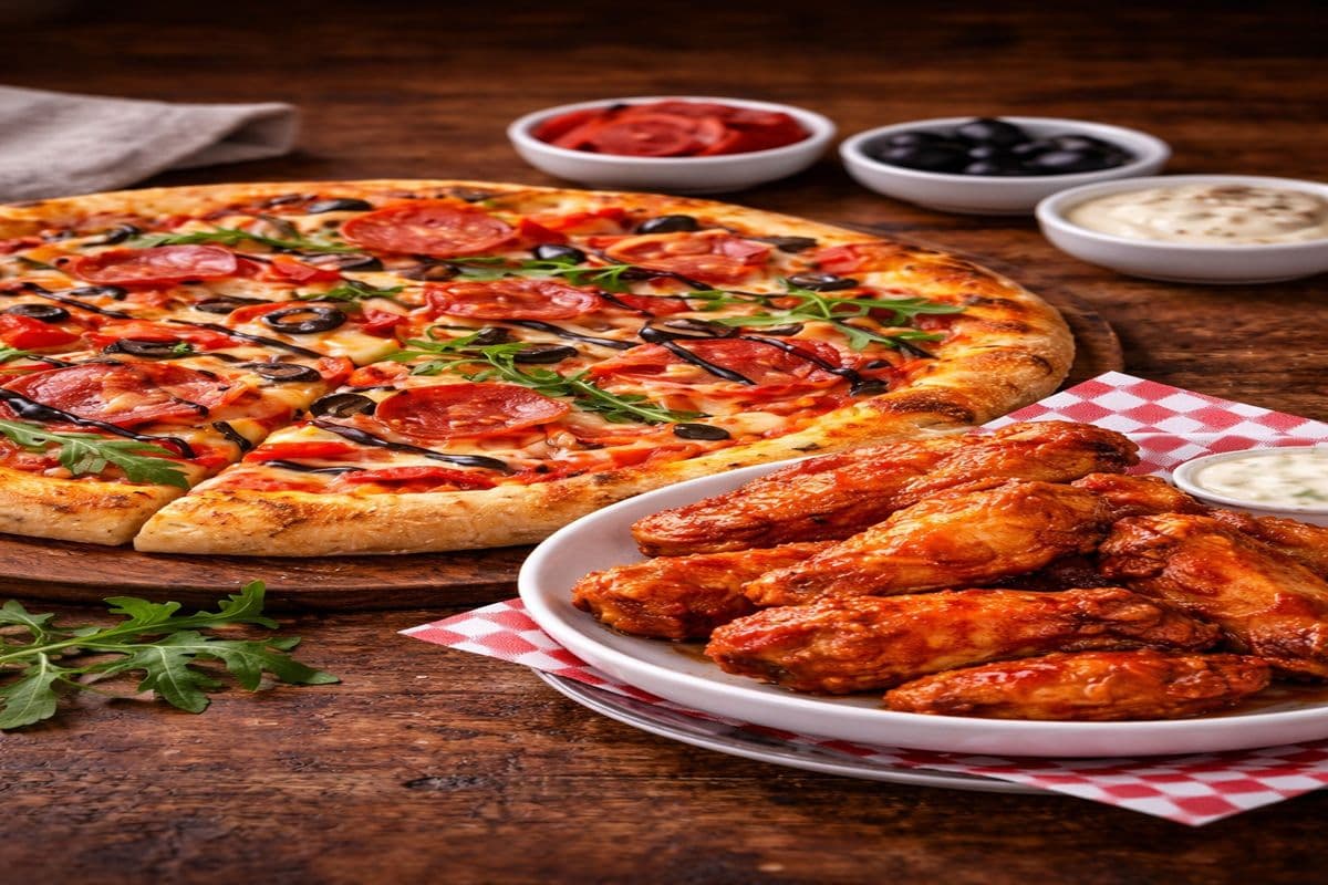 12' Pizza And Wing Special