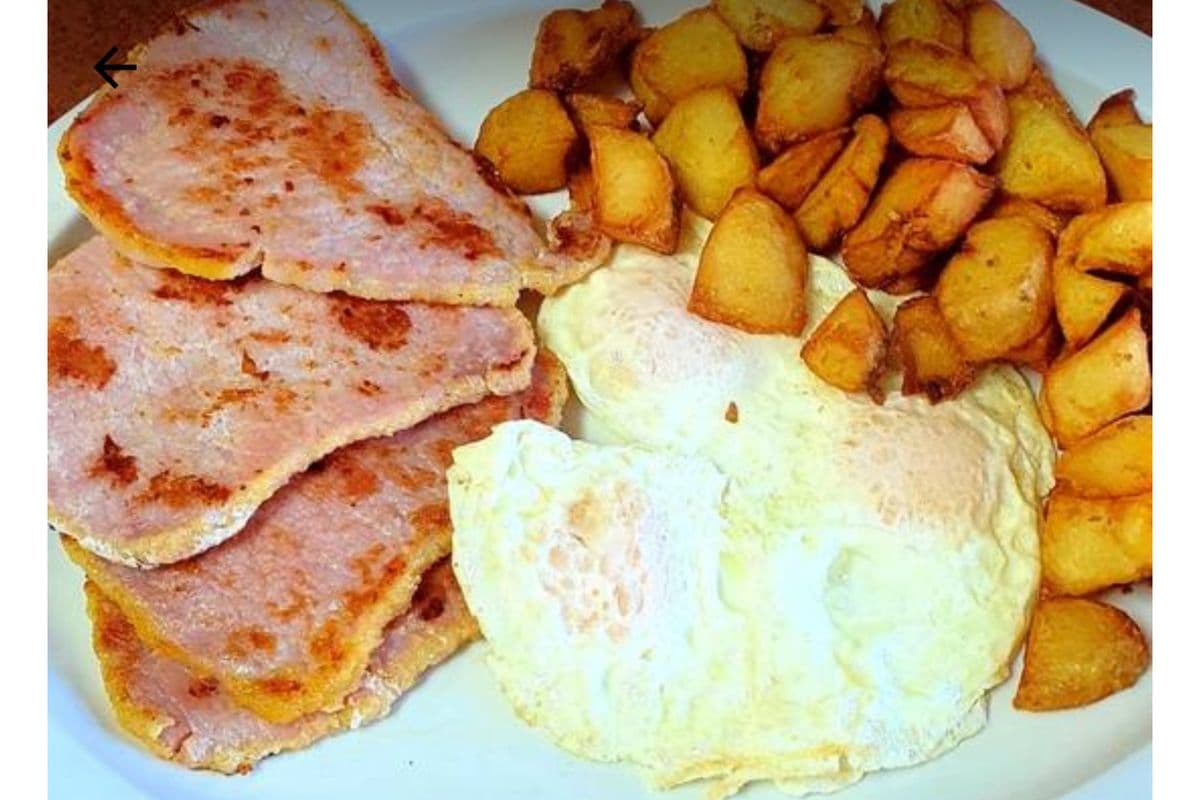 Peameal Bacon and Three Eggs