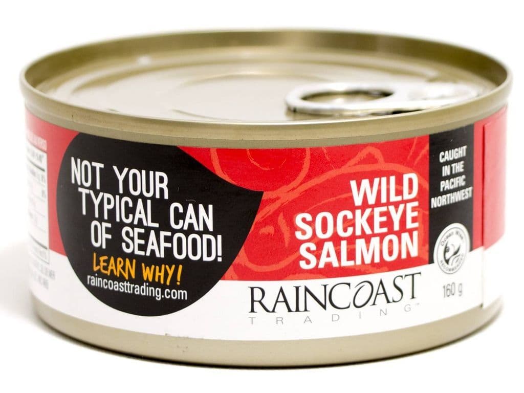 RAINCOAST WILD SOCKEYE SALMON 160G