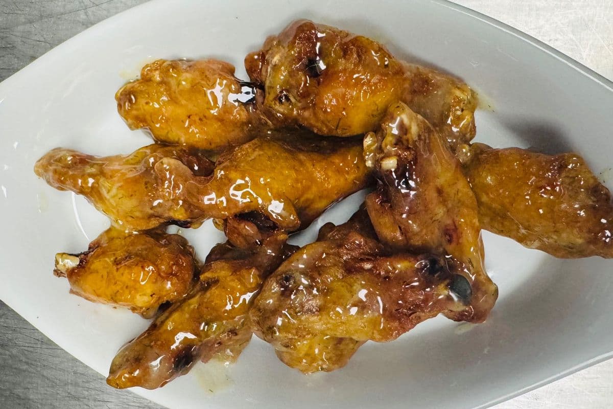 Bunkers chicken wings (6 pieces)