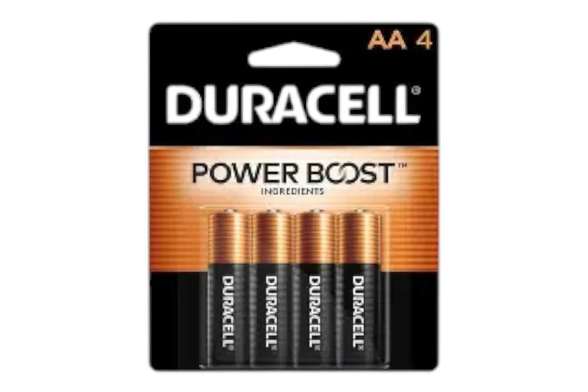 Duracell AA4 Battery Pack Of 4