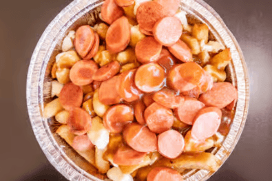 Poutine hot-dog (médium) / Hot-Dog Poutine (Medium)