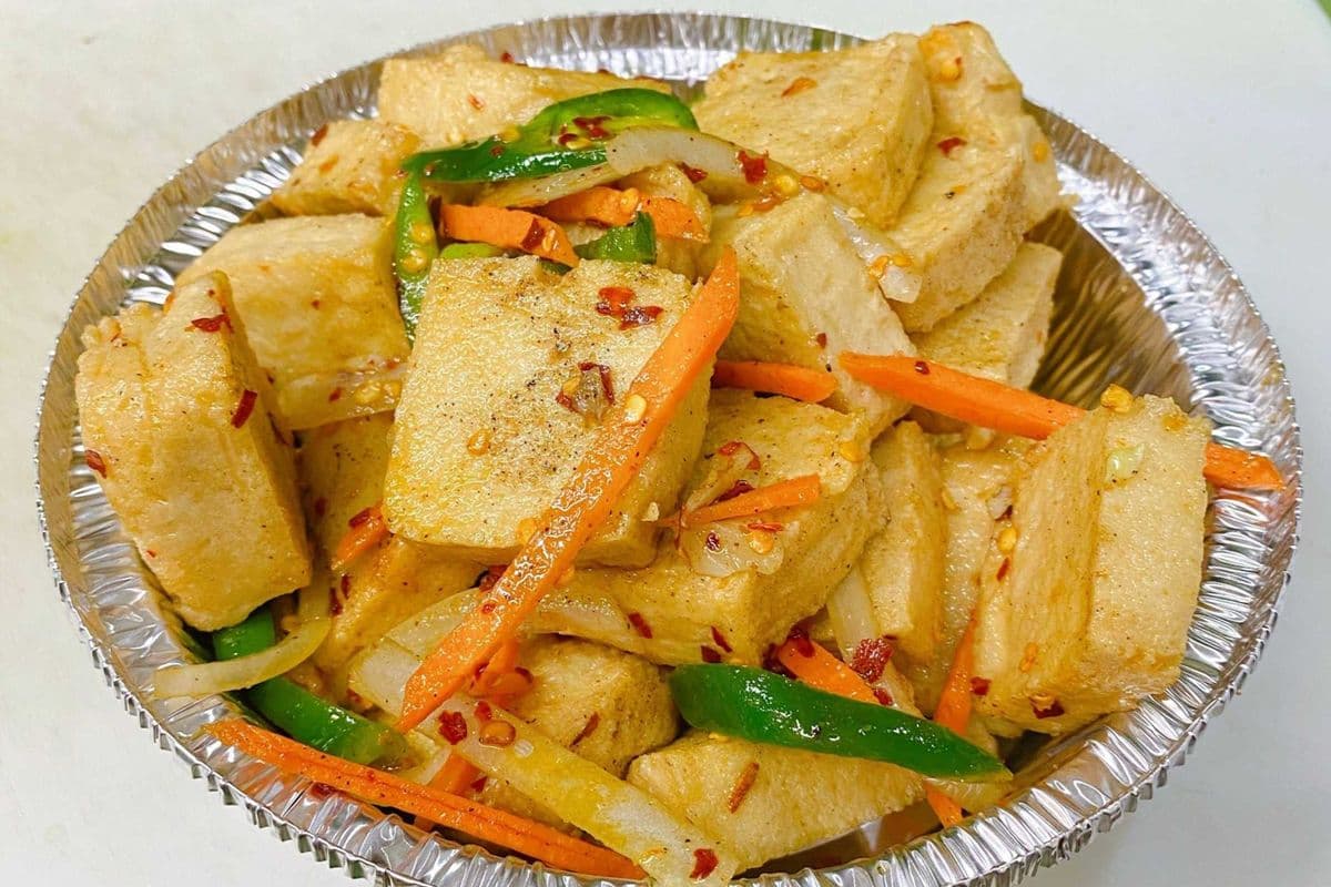 Salt and pepper deep fry TOFU