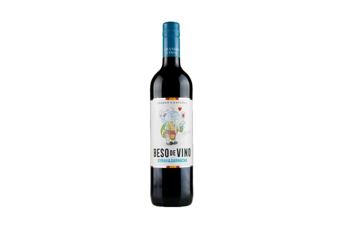 Beso De Vino Selection Syrah & Garnacha (Spain) (750 ml) (1 x 750ml)