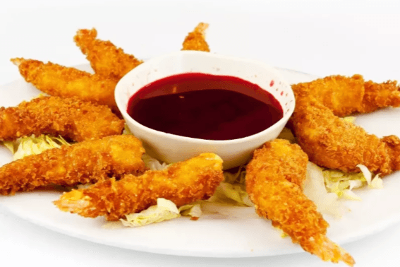 44. Deep-Fried Prawns (14 pcs)