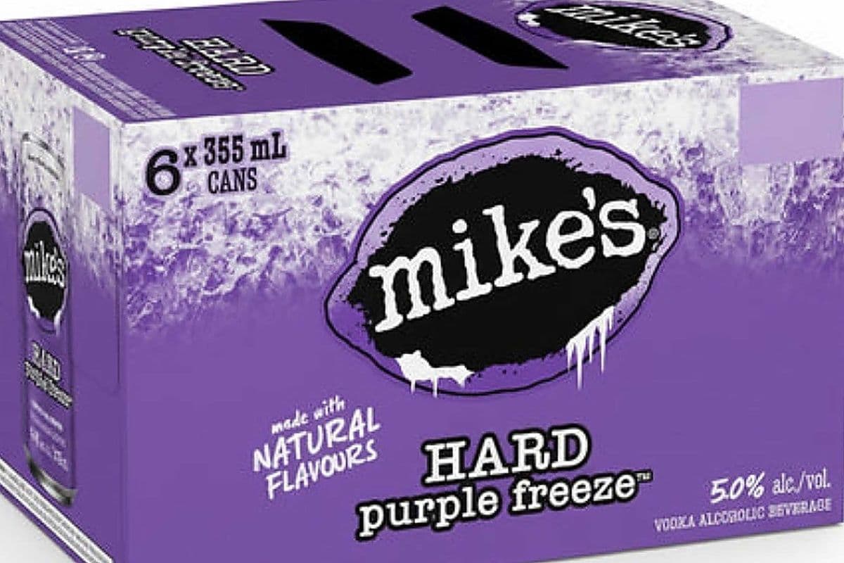 MIKES HARD Purple Freeze 6pk (6 x  355ml cans)