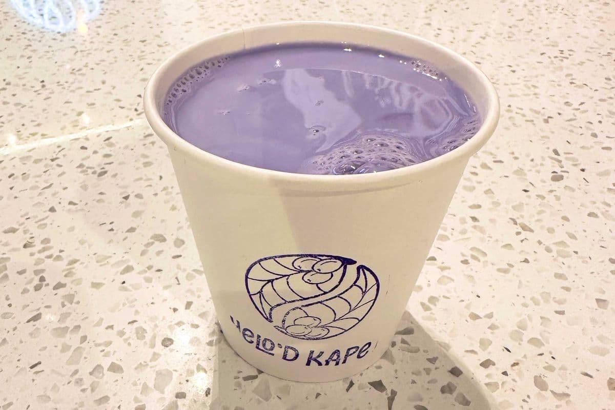 White Hot Chocolate Ube Hot Drink (10 oz)
