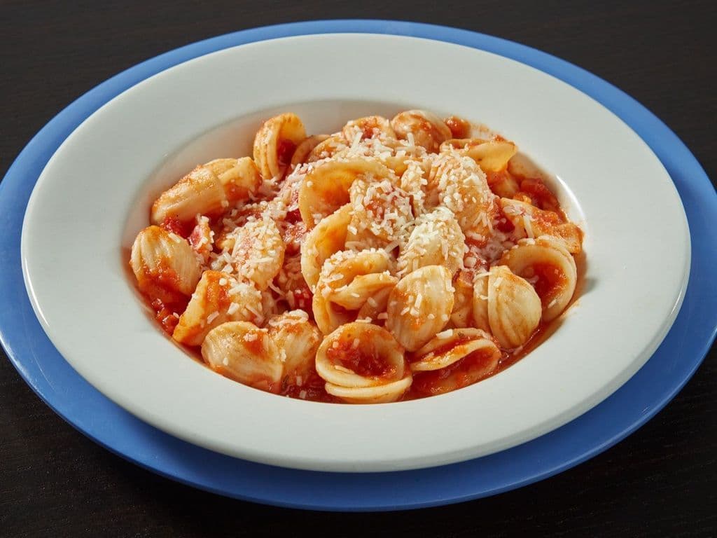 Kids Turtle Shell Pasta with Tomato Sauce