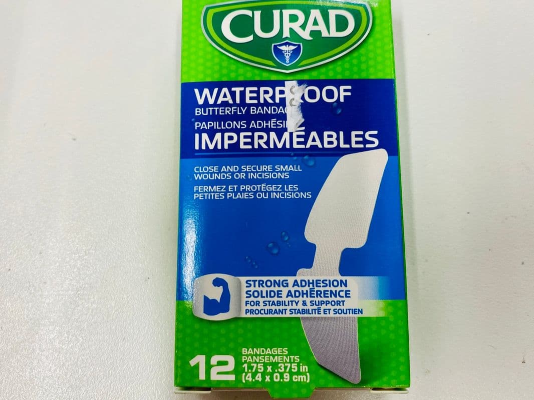Curad Waterproof Butterfly Bandage (12 nos)