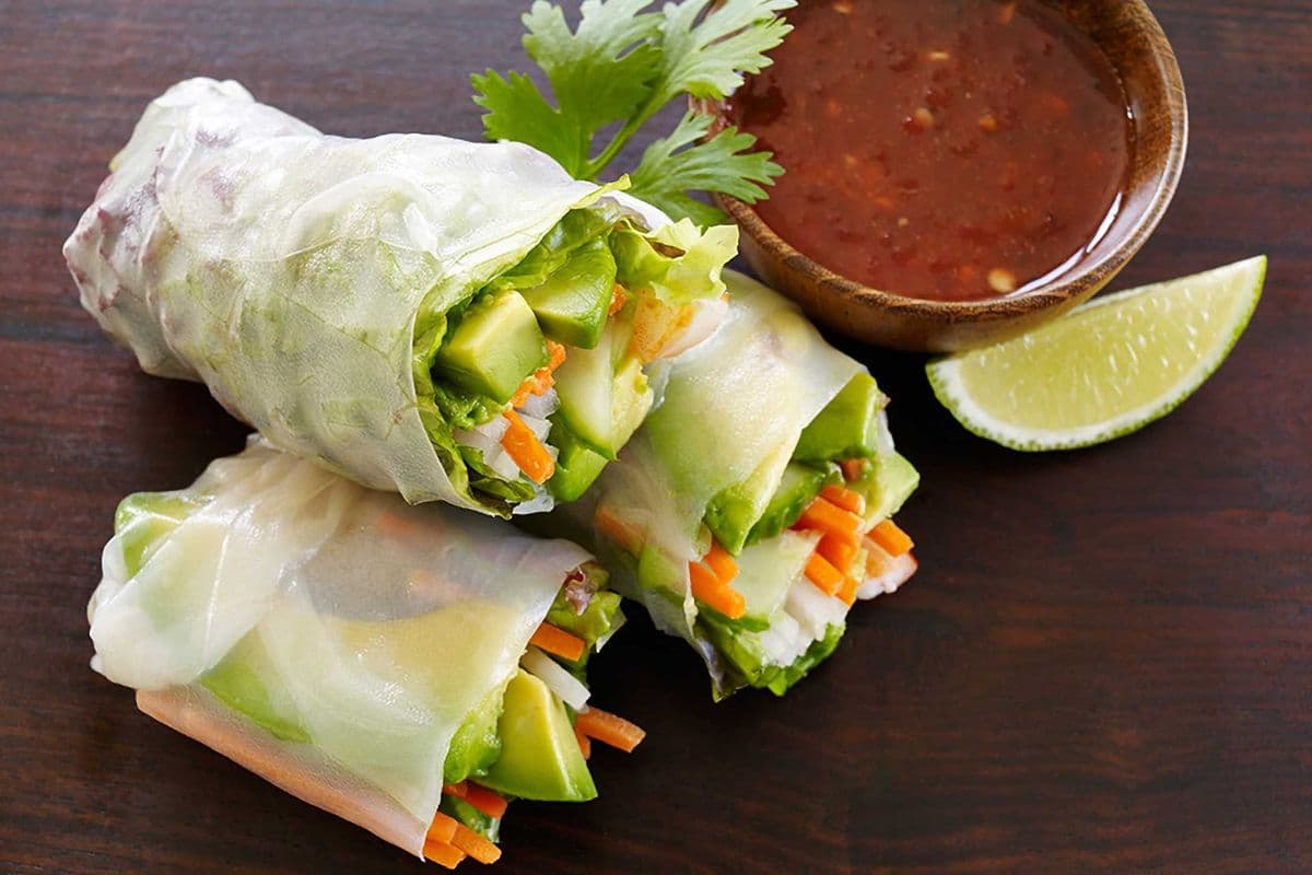 603 Fresh Avocado Rolls (Two Rolls)