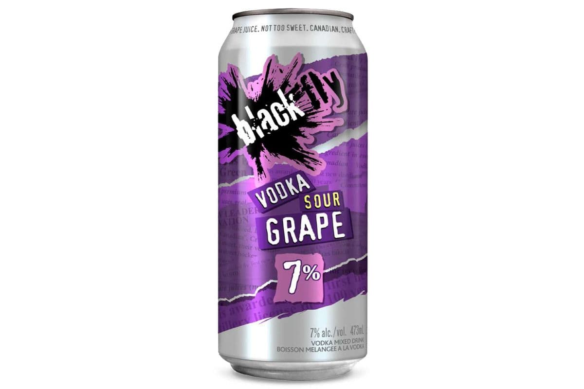 Black Fly Sour Grape (1 x 473mlk)