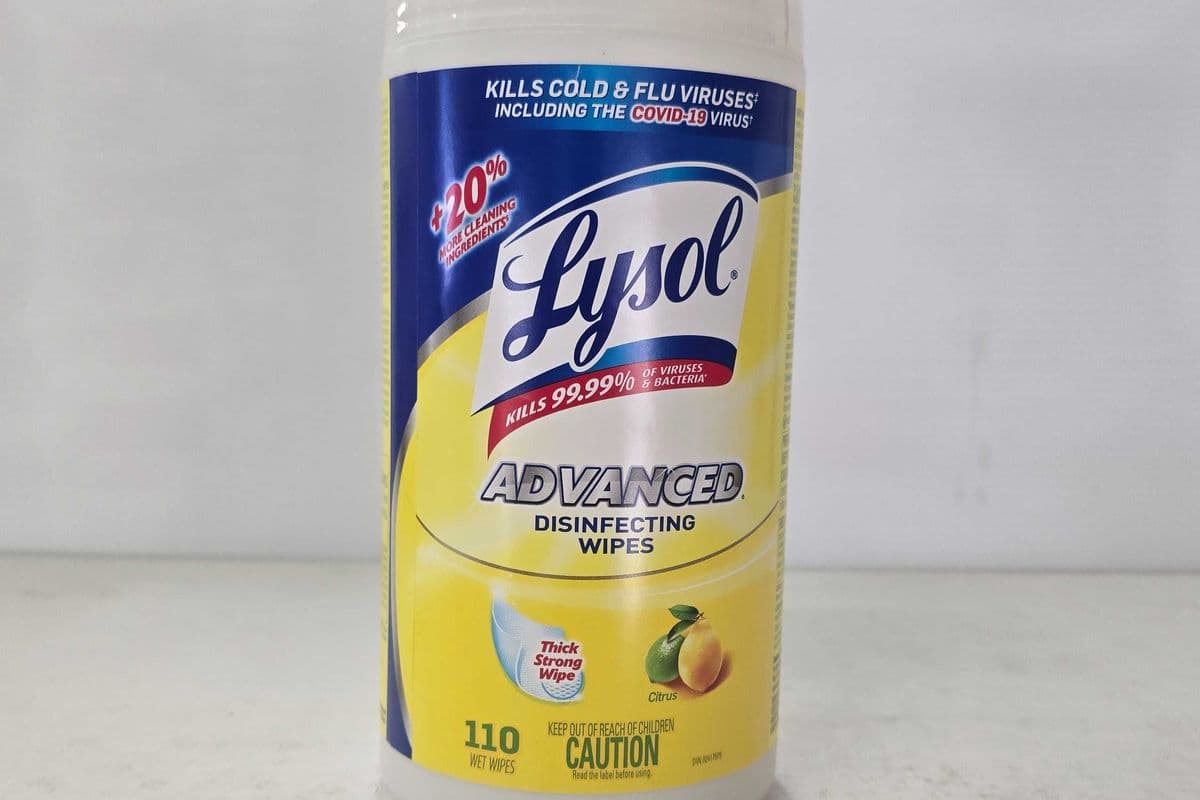 Lysol Advanced Disinfecting Wipes citrus (110 wipes)