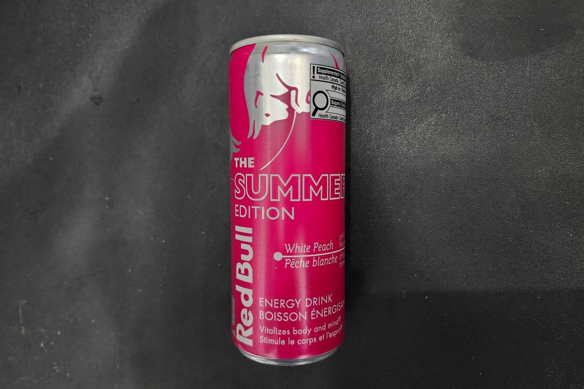 Red bull pêche blanche / White Peach (summer edition)