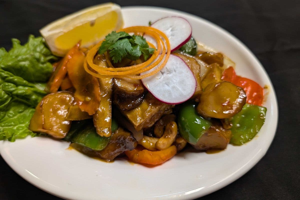 King Oyster Mushroom with Tofu