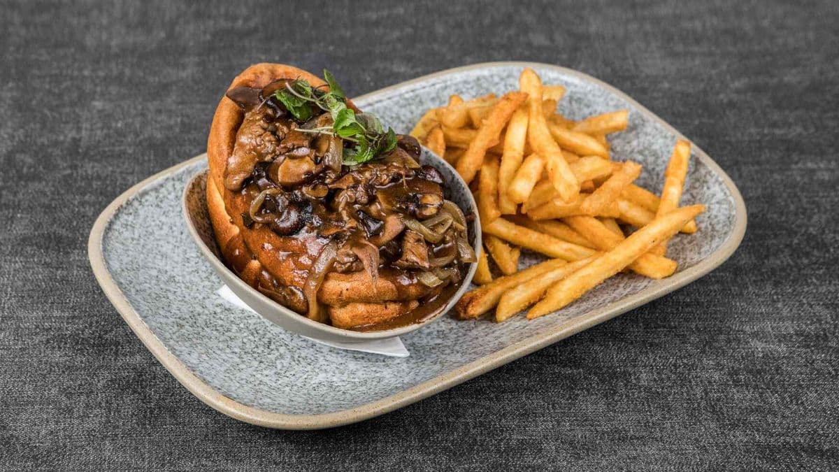 Beef Stuffed Yorkshire Pudding