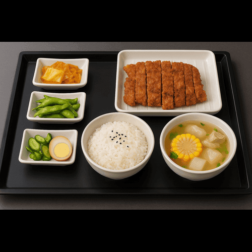 Deep Fried Pork Chop Set Meal / 炸豬排定食