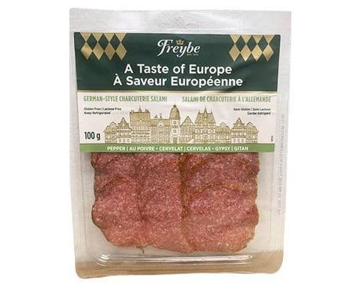 FREYBE SALAMI CERVELAT/PARMESANO/HUNGARIAN 100G