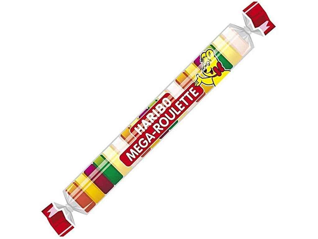 Haribo Mega Roulette Gummy Candy Roll