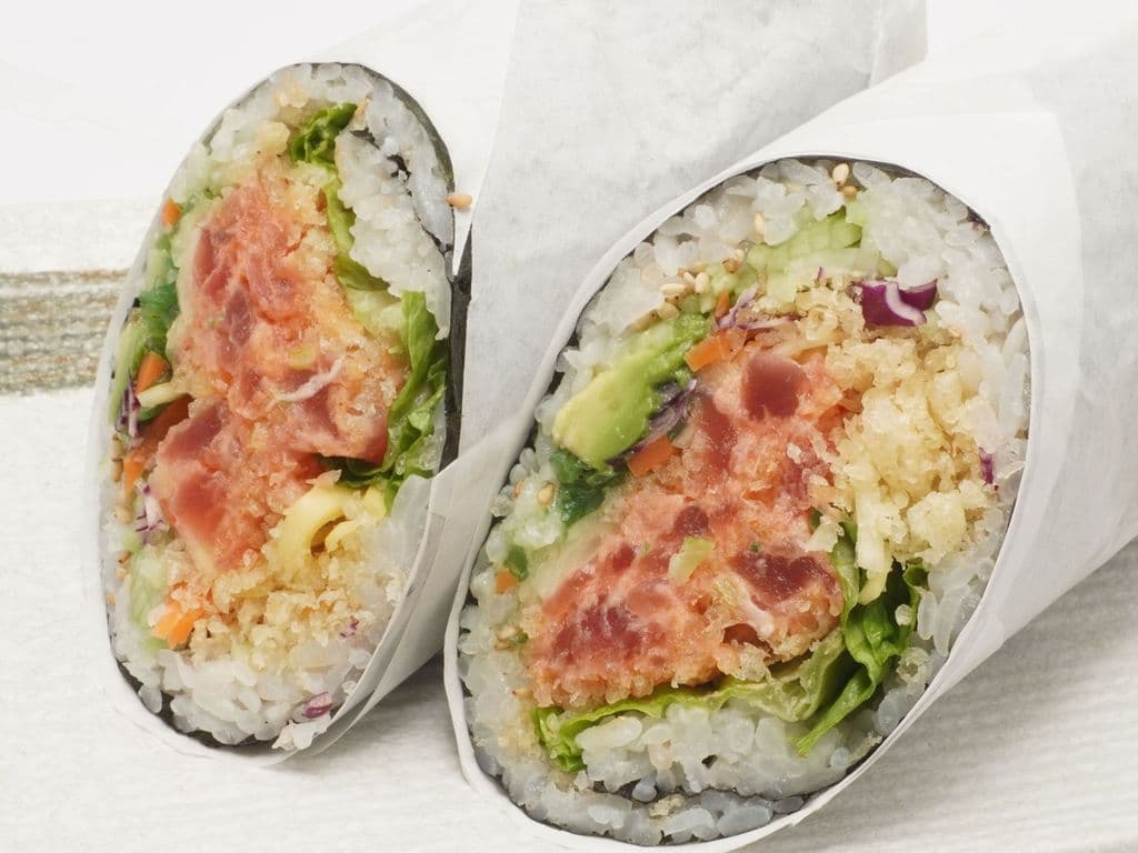 Spicy Crunchy Tuna Burrito