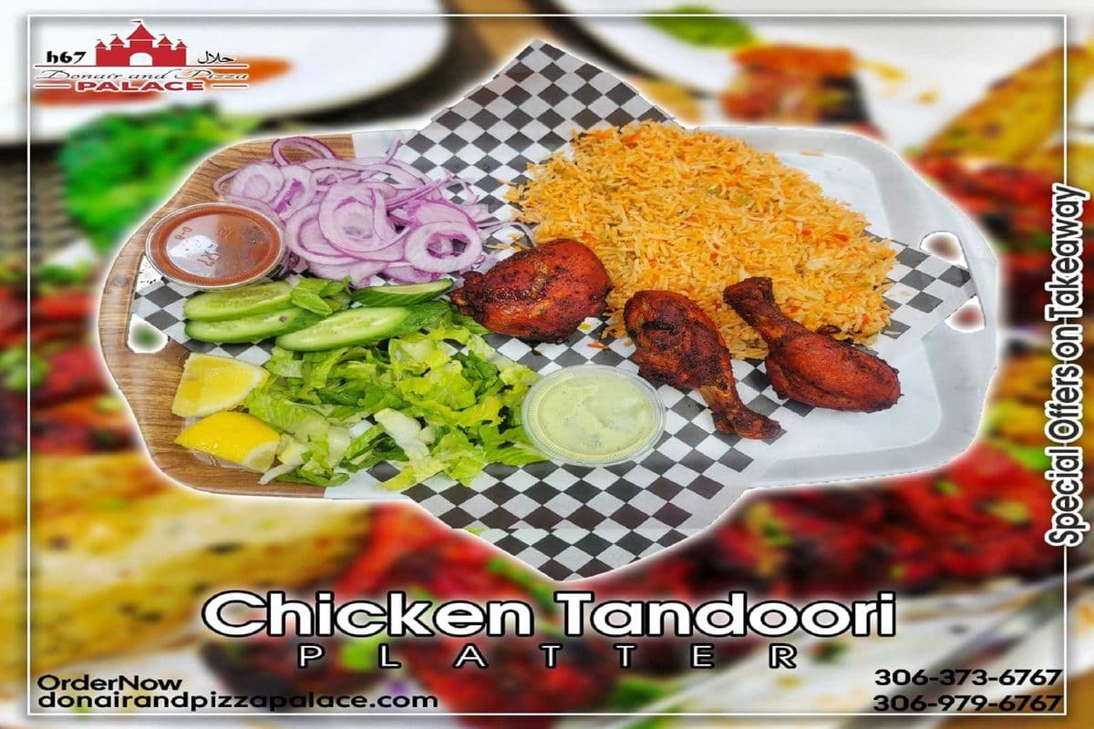 Tandoori chicken Platter