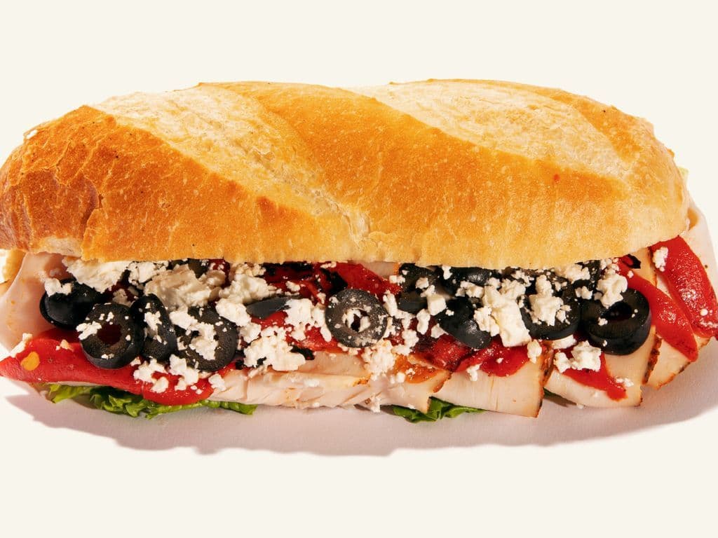 Mediterranean Feta Sandwich