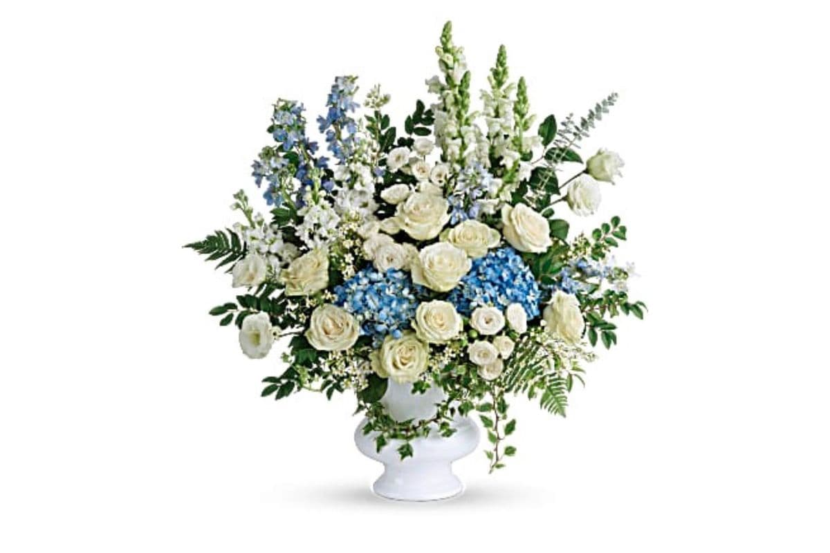 Blue Clouds Tribute Arrangement