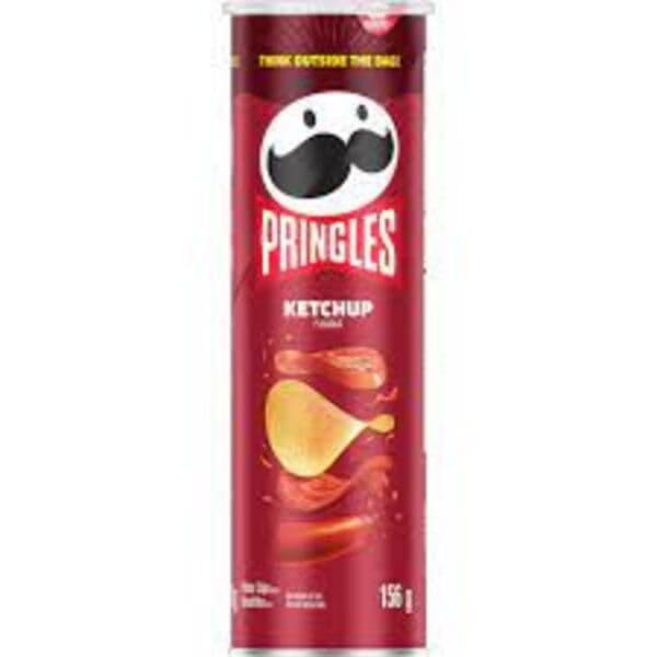 Pringles Croustilles Ketchup 156g/ Pringles Ketchup Potato Chips 156g