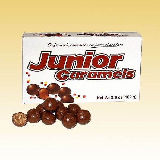 Junior Caramels Boite Theatre 102g/ Junior Caramels Theatre Box 102g