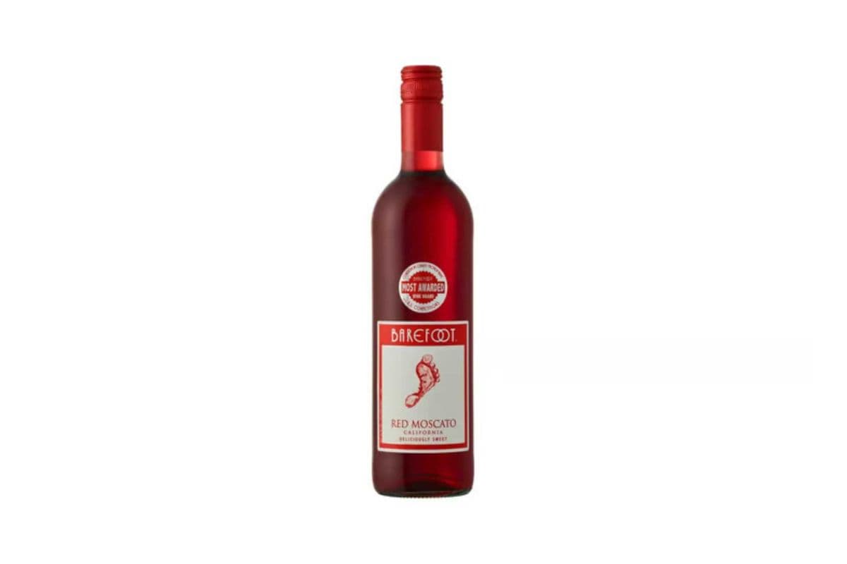 Barefoot Red Moscato (1 x 750 ml Bottle)