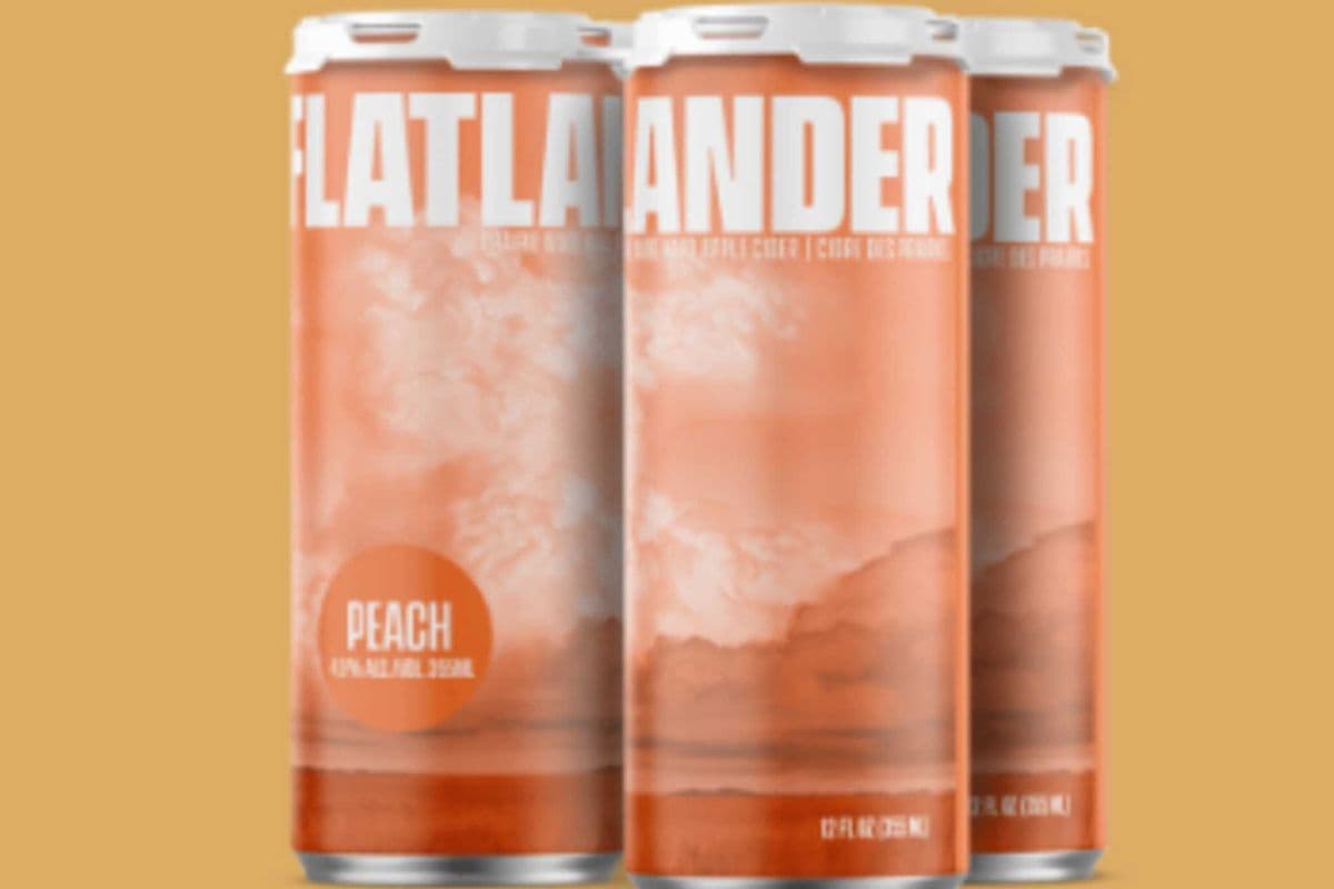 FLATLANDER Peach (4 x 355ML)