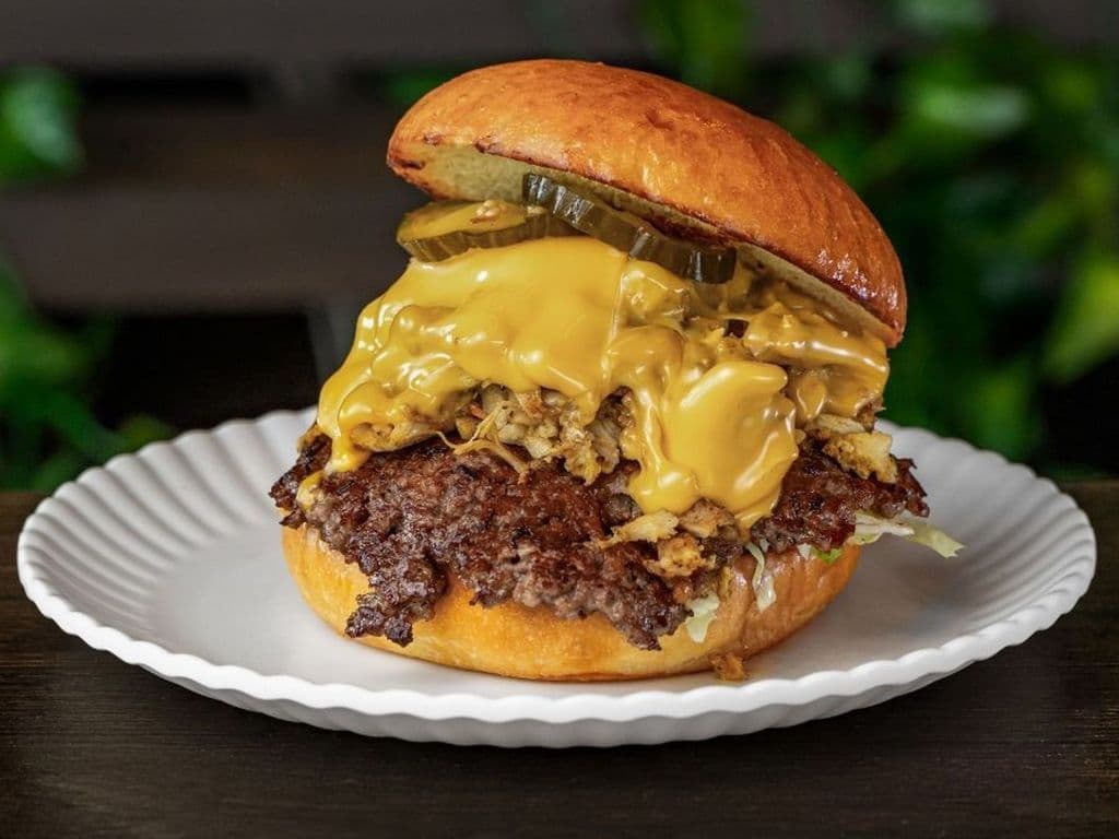 Shawarma Smash Cheeseburger