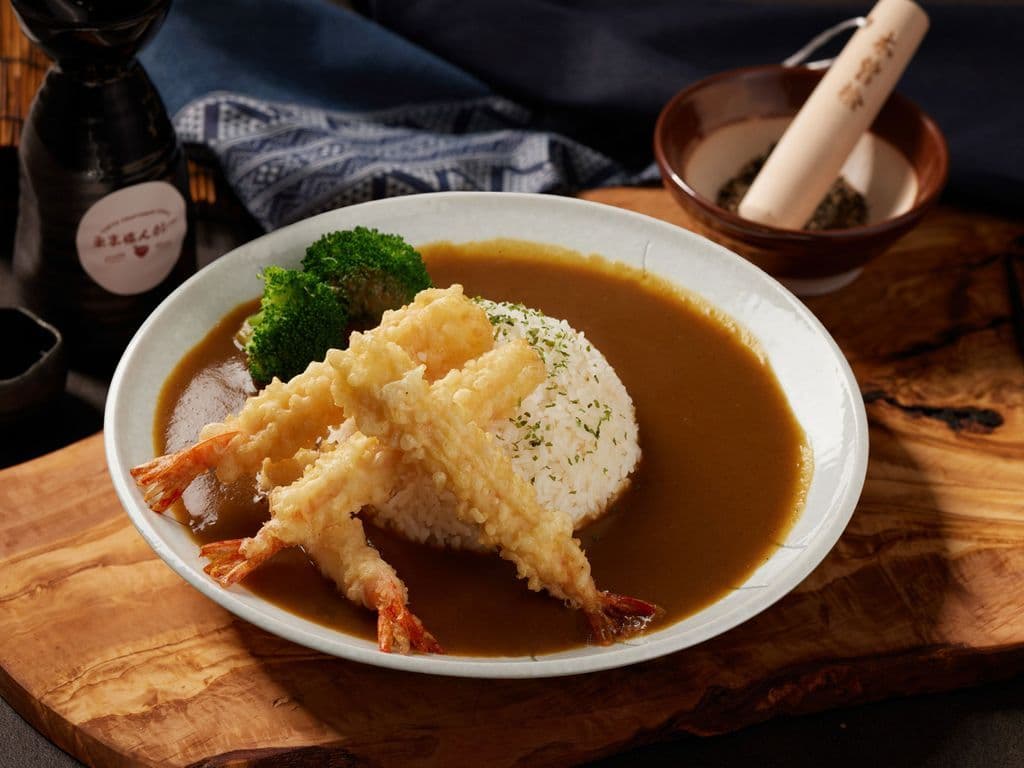 BOGO Tempura Prawns Curry Rice 天婦羅炸蝦咖哩飯