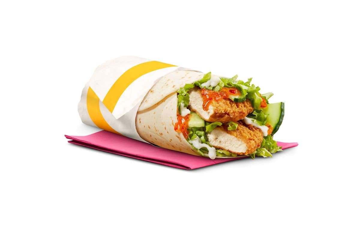 Sweet Chili McWrap with Crispy Chicken [590.0 Cals]