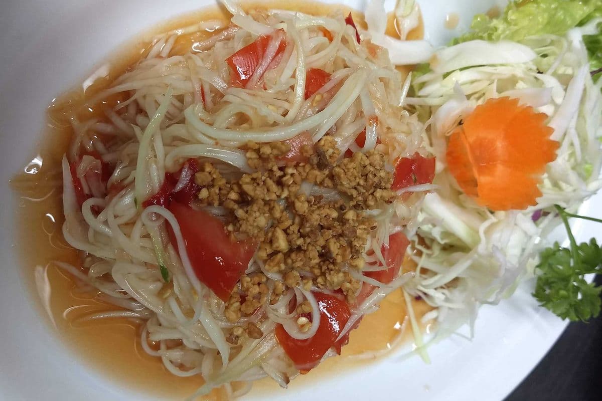 15. Green Papaya Salad (Som Tum)