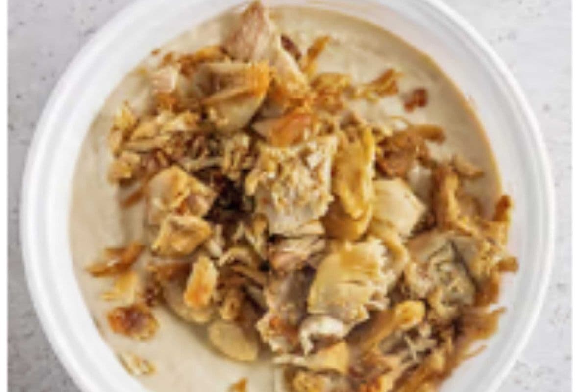 Hummus with Chicken Shawarma